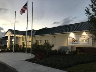 Exterior of DeLand Municipal Airport