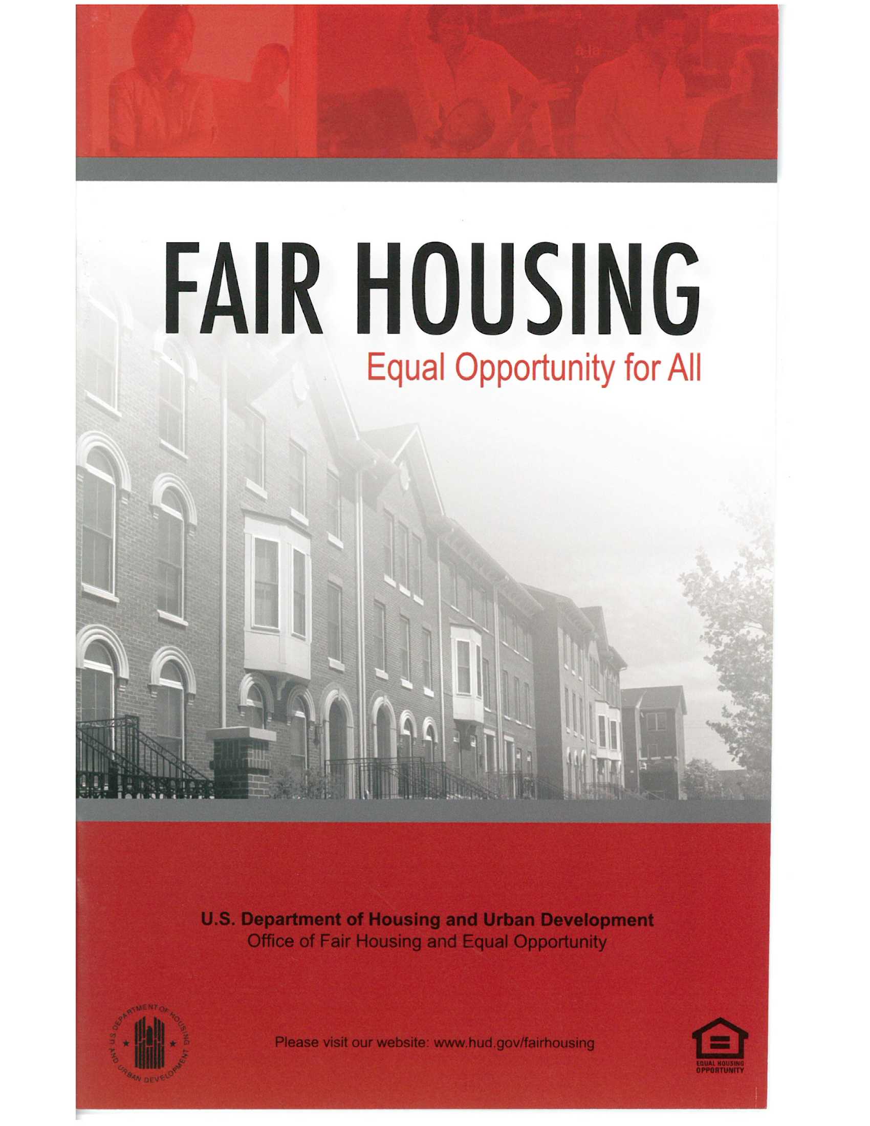 Fair Housing Equal Opportunity For All Image
