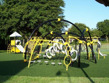 White and Yellow Chisholm Center Playground